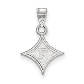 10k White Gold Furman U Small Rhombus Pendant