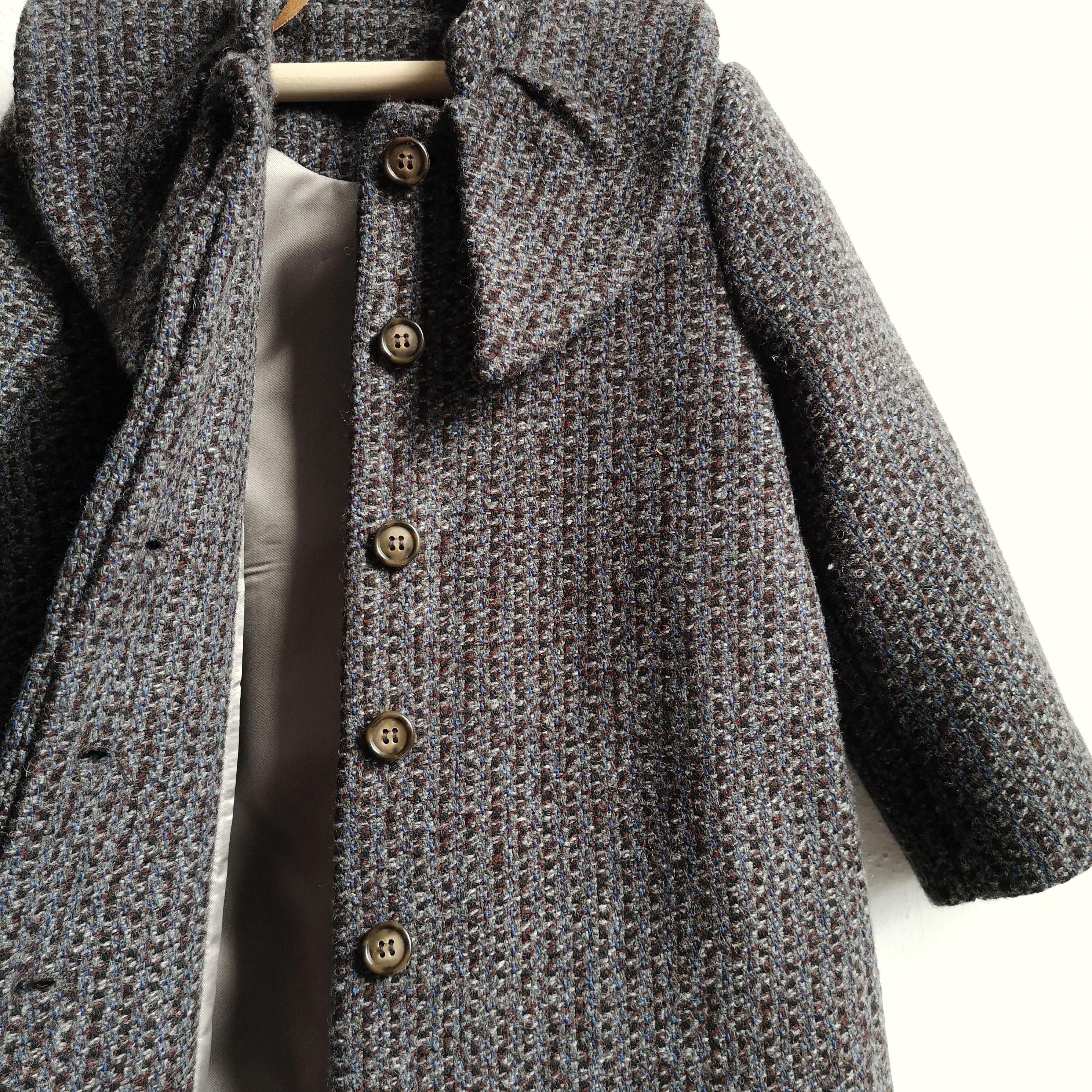 [50%OFF] Stella padded coat - Navy tweed