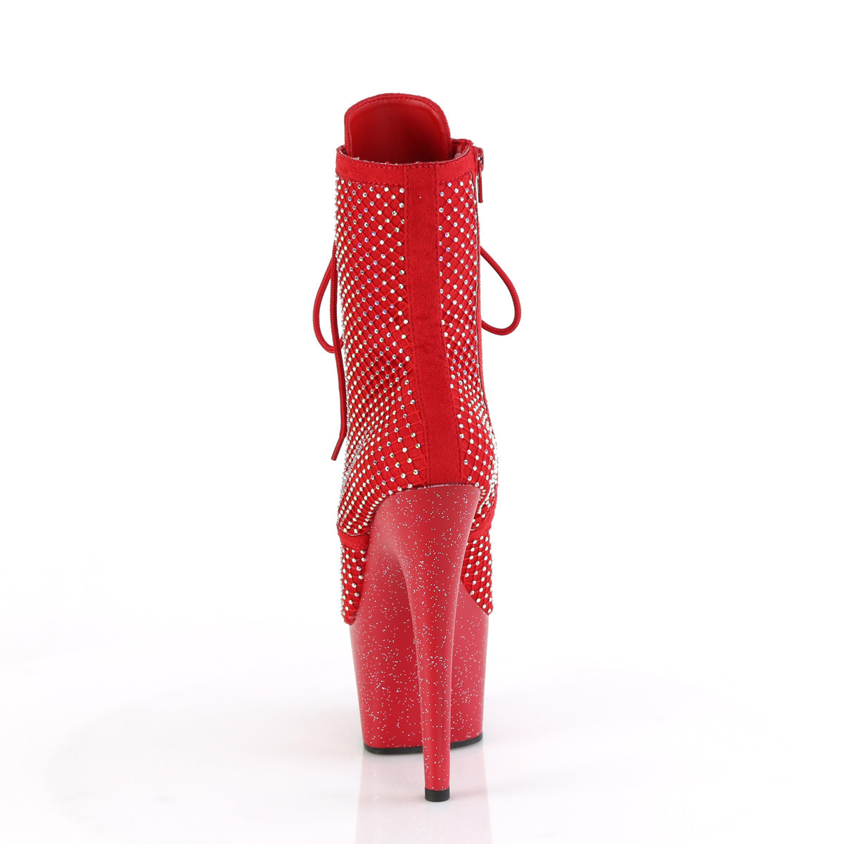 7 Inch Heel ADORE-1020RM Red Rhinestone