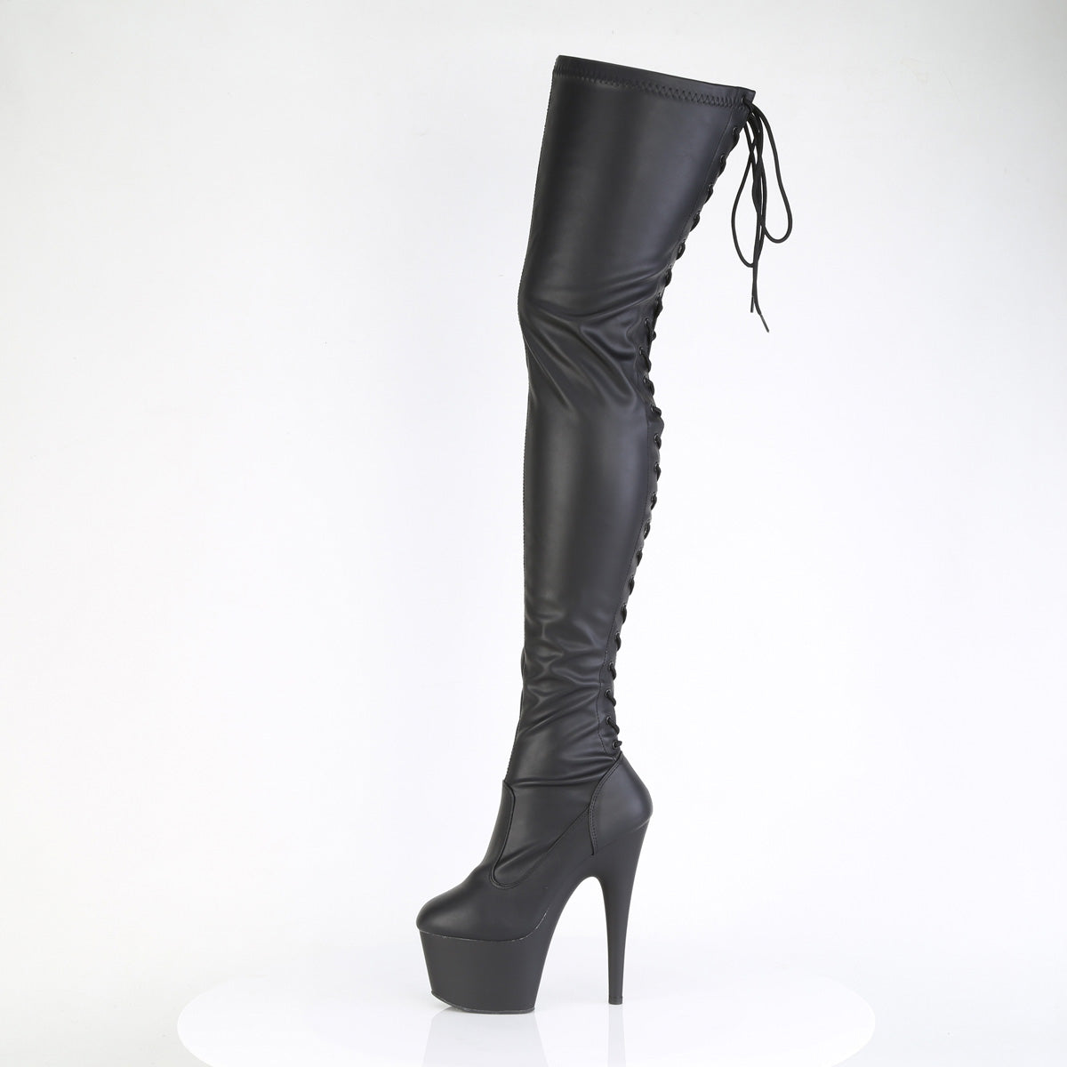 7 Inch Heel ADORE-3850 Black Pu