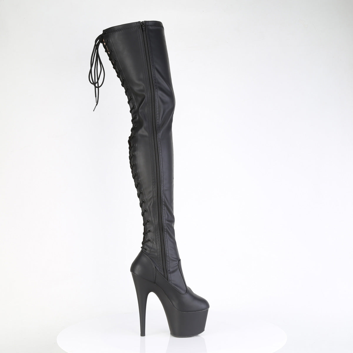 7 Inch Heel ADORE-3850 Black Pu