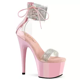 7 Inch Heel ADORE-727RS Clear Baby Pink