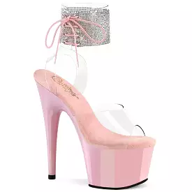 7 Inch Heel ADORE-791-2RS Clear Baby pink