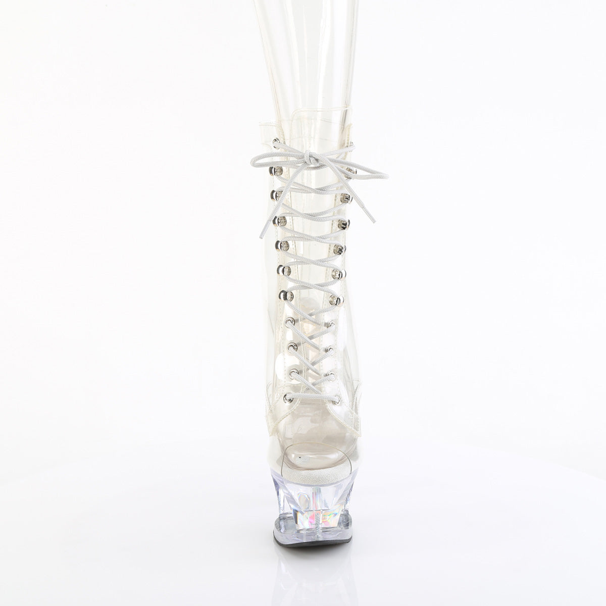 7 Inch Heel MOON-1021C-DIA Clear