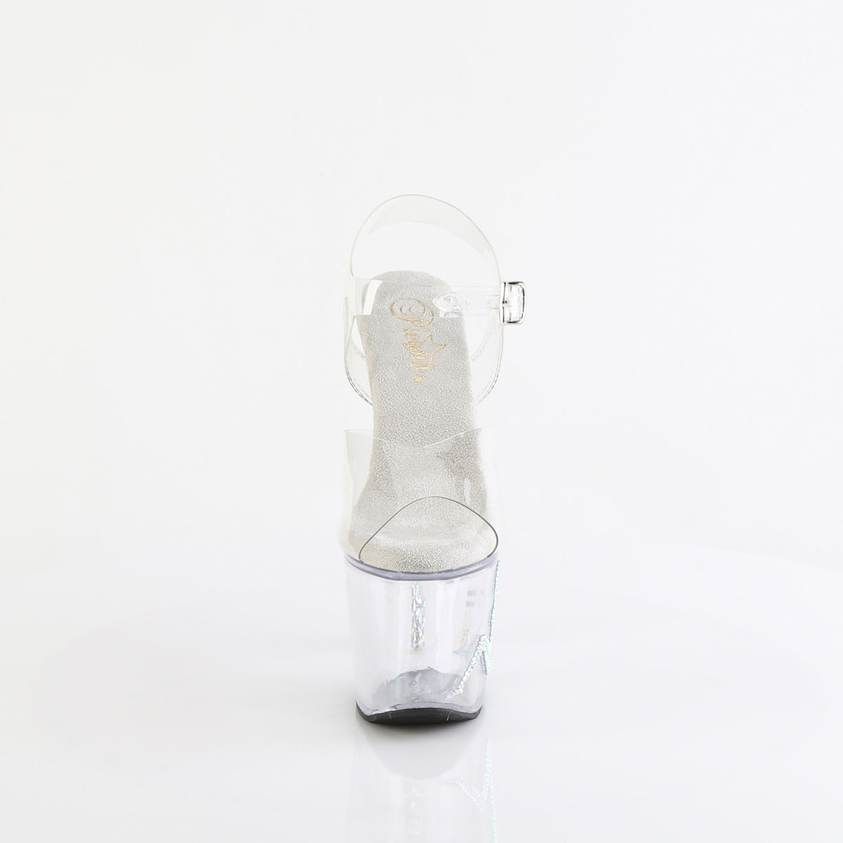 7 Inch Heel UNICORN-708TGRS Clear