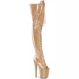 8 Inch Heel FLAMINGO-3021GP Gold Glitter