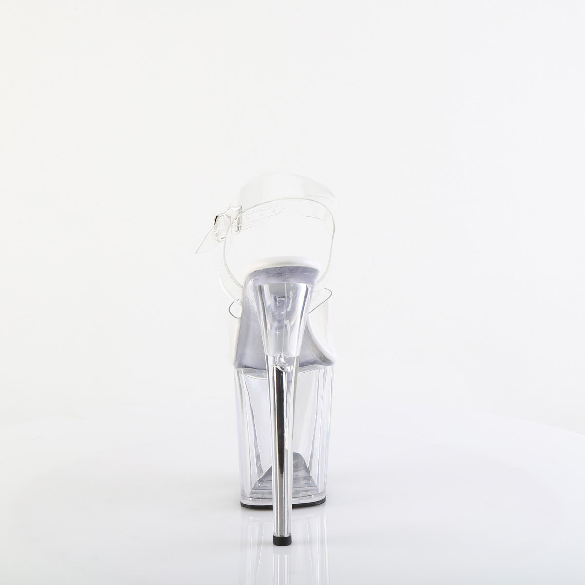 8 Inch Heel FLAMINGO-808VL Clear