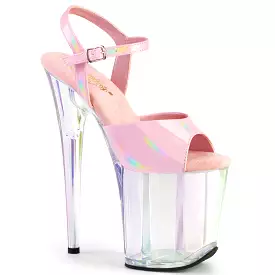 8 Inch Heel FLAMINGO-809HT Baby Pink Holo