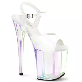 8 Inch Heel FLAMINGO-809HT White Holo