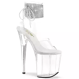 8 Inch Heel FLAMINGO-891-2RS Clear