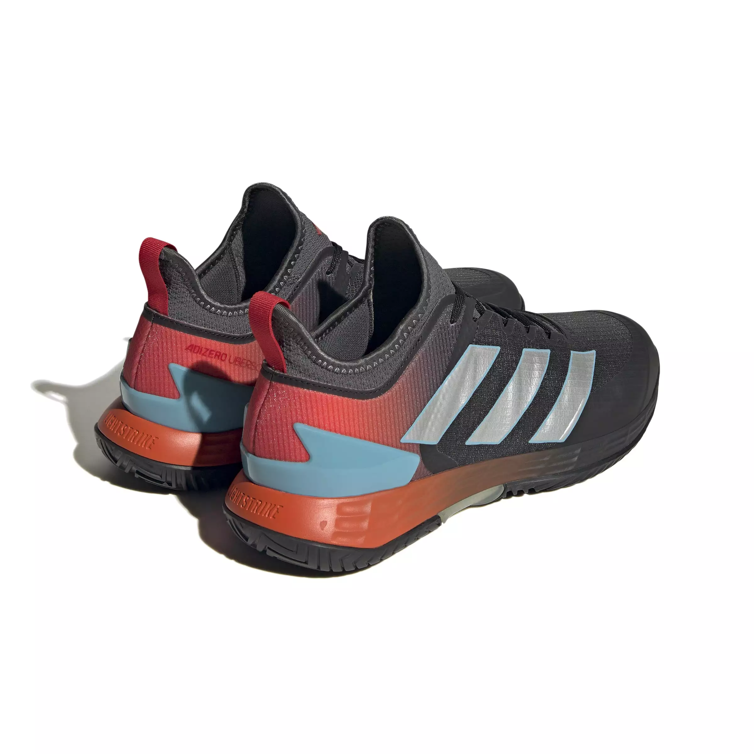 adidas Adizero Ubersonic 4 men tennis shoes - Grey/Silver/Red HQ8380