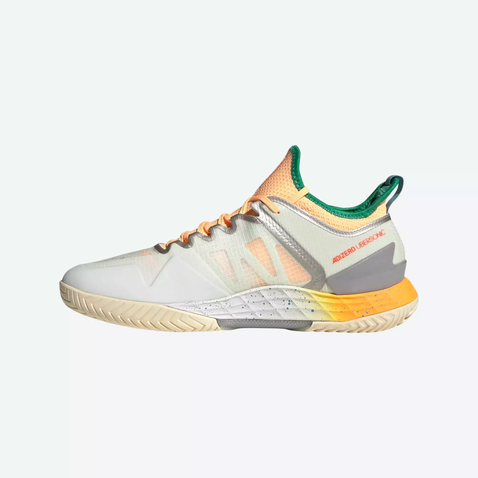 adidas Adizero Ubersonic 4 men tennis shoes - Taumet/Orange HQ8389