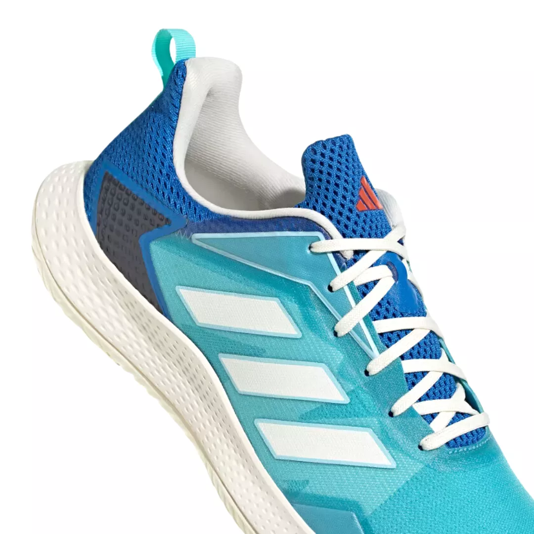 Adidas Defiant Speed Tennis Shoe - Light Aqua/Off White/Bright Royal