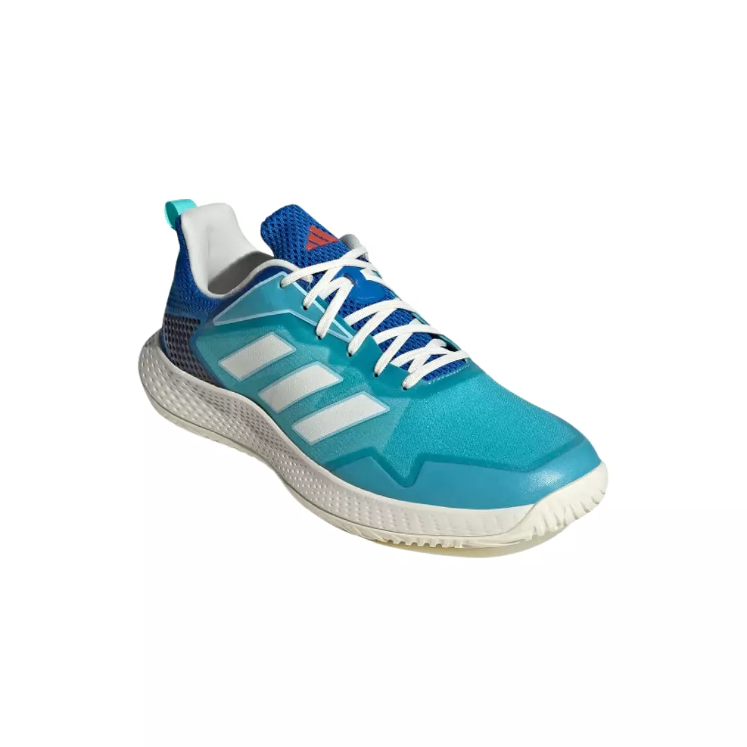 Adidas Defiant Speed Tennis Shoe - Light Aqua/Off White/Bright Royal