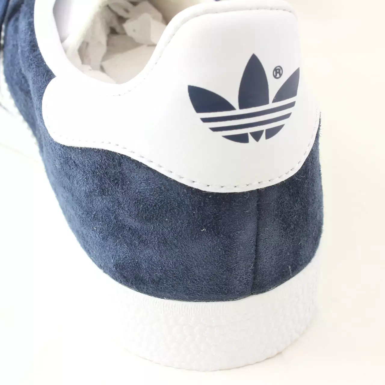 adidas Gazelle Collegiate Navy White Trainers