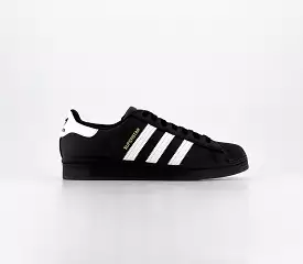 adidas Superstar Black White Trainers