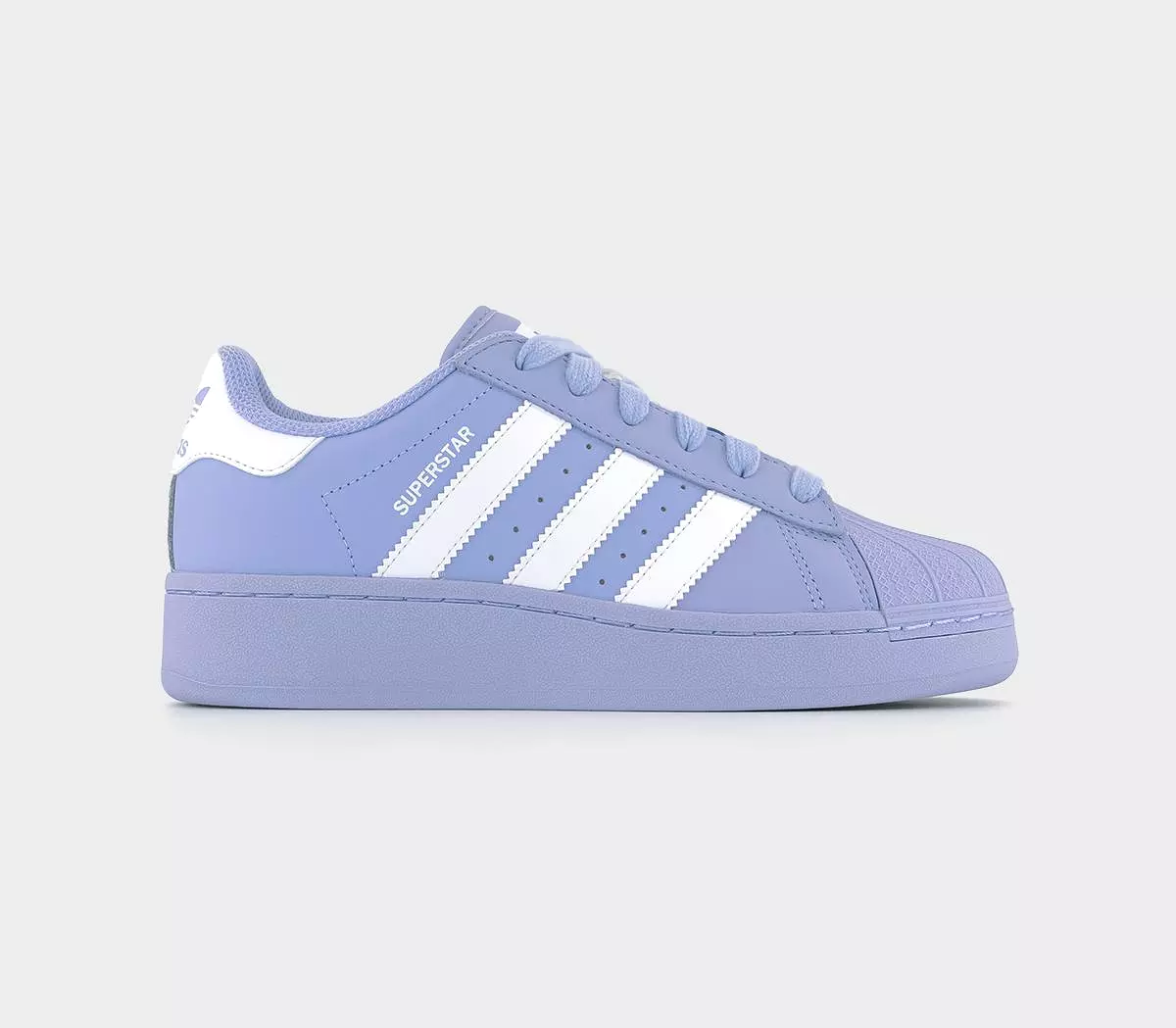 adidas Superstar XLG White Violet Tone White Trainers