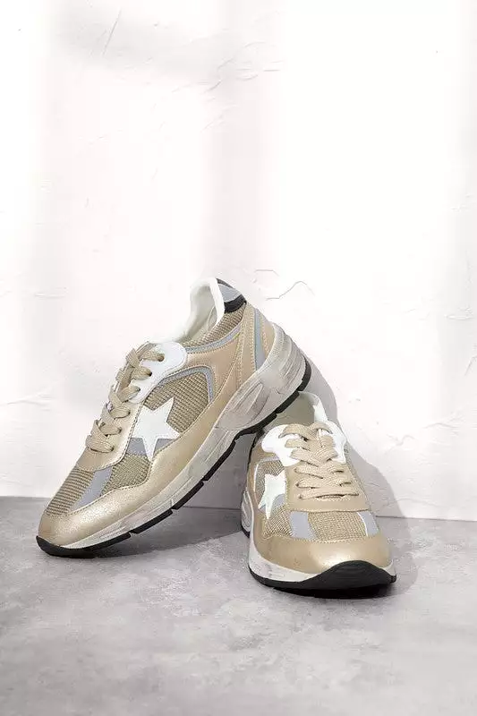 Alida Sneakers - Gold