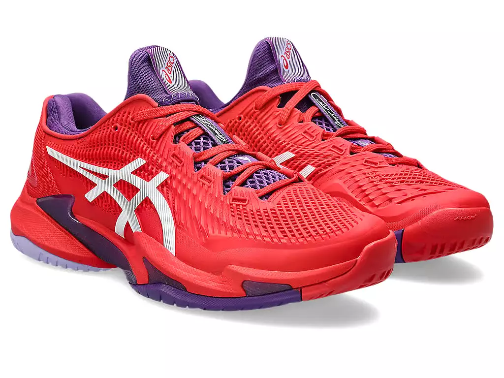 Asics Court FF 3 Novak Tennis Shoe - Classic Red/White