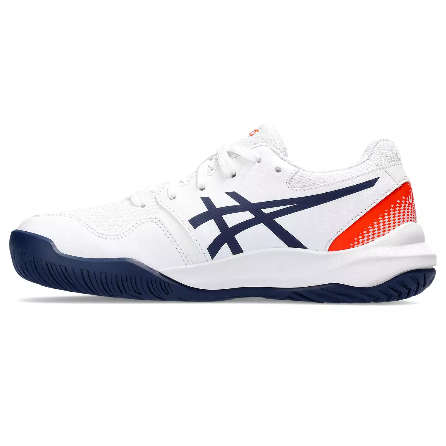 Asics Gel Resolution 9 Junior tennis shoes 067.103 White/Blue/Orange