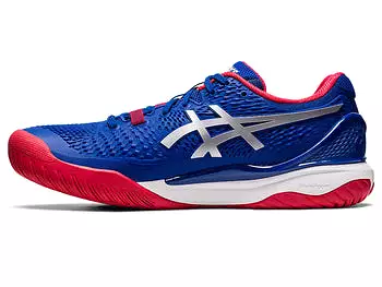 Asics Gel Resolution 9 Limited Edition Tennis Shoe | Asics Blue/Pure Silver