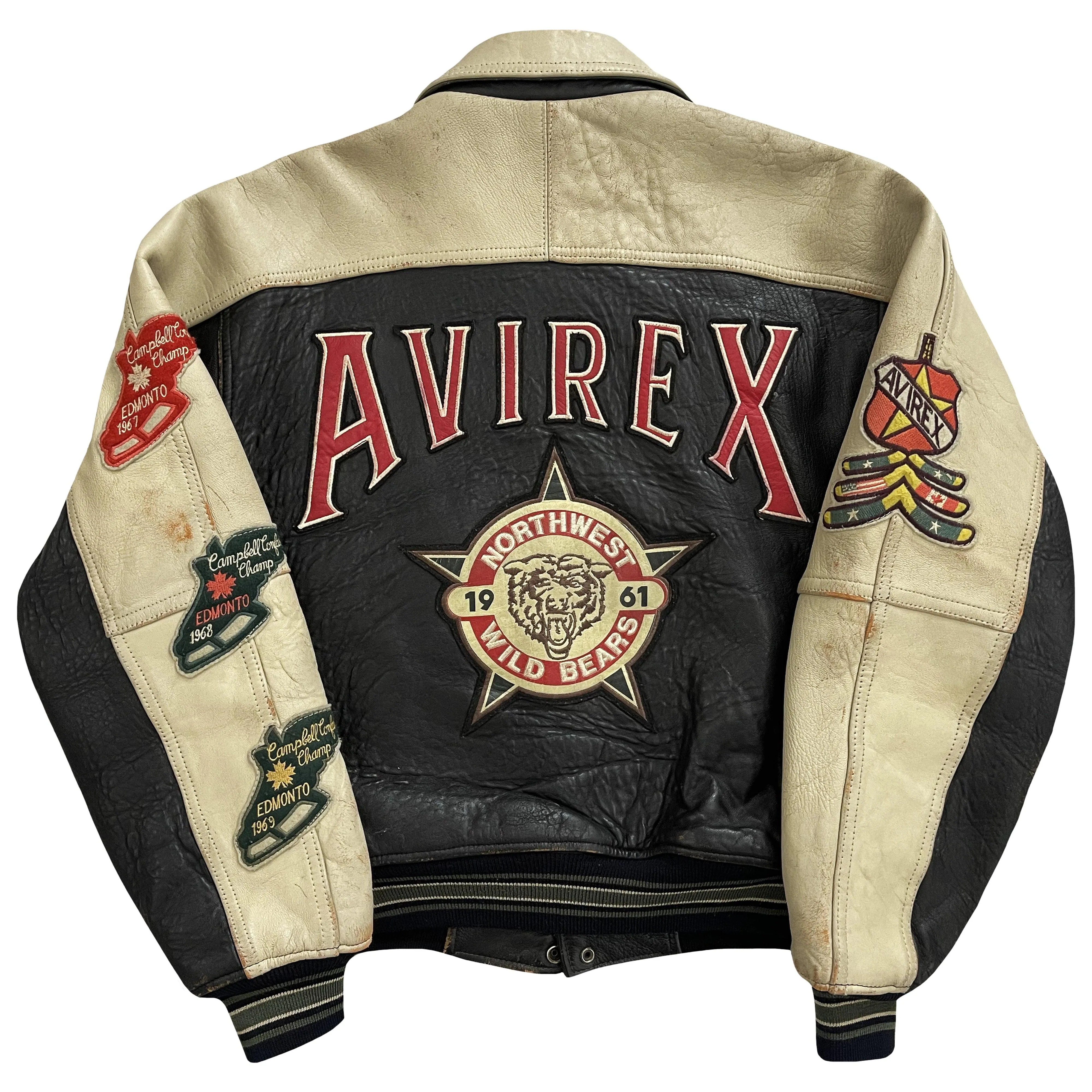 Avirex Leather Varsity Jacket