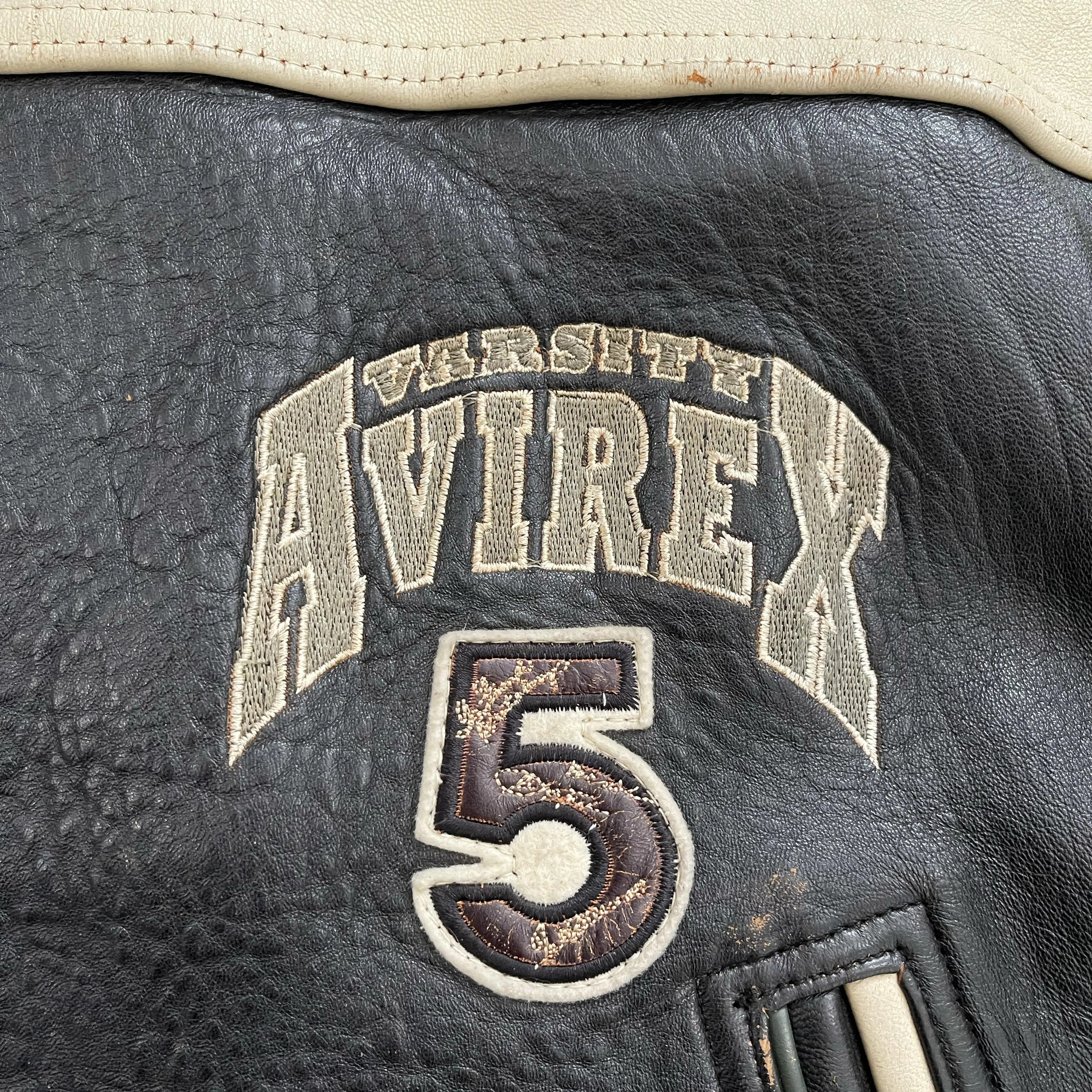 Avirex Leather Varsity Jacket