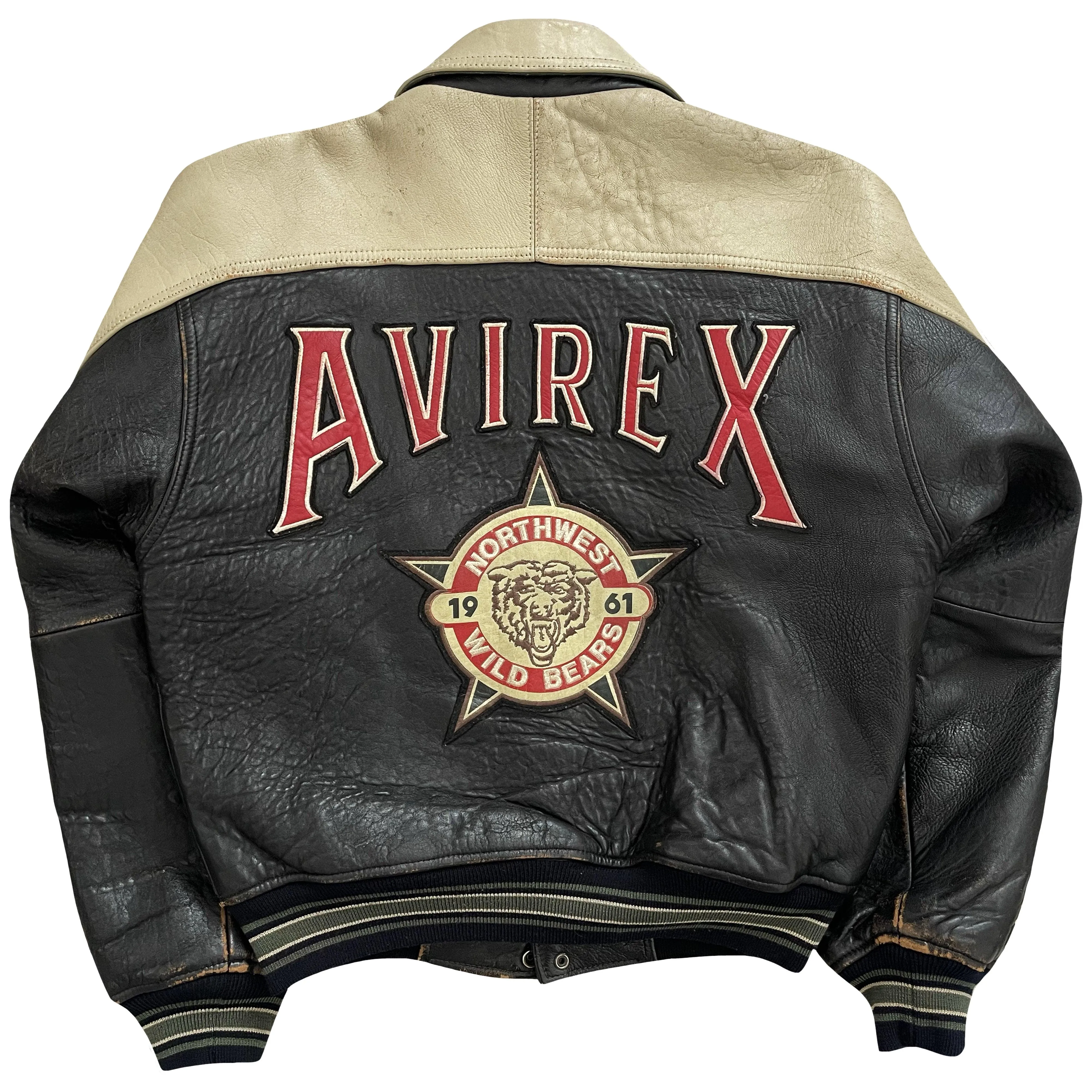 Avirex Leather Varsity Jacket