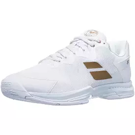 Babolat SFX3 AC Wimbledon men tennis shoes - White/Gold