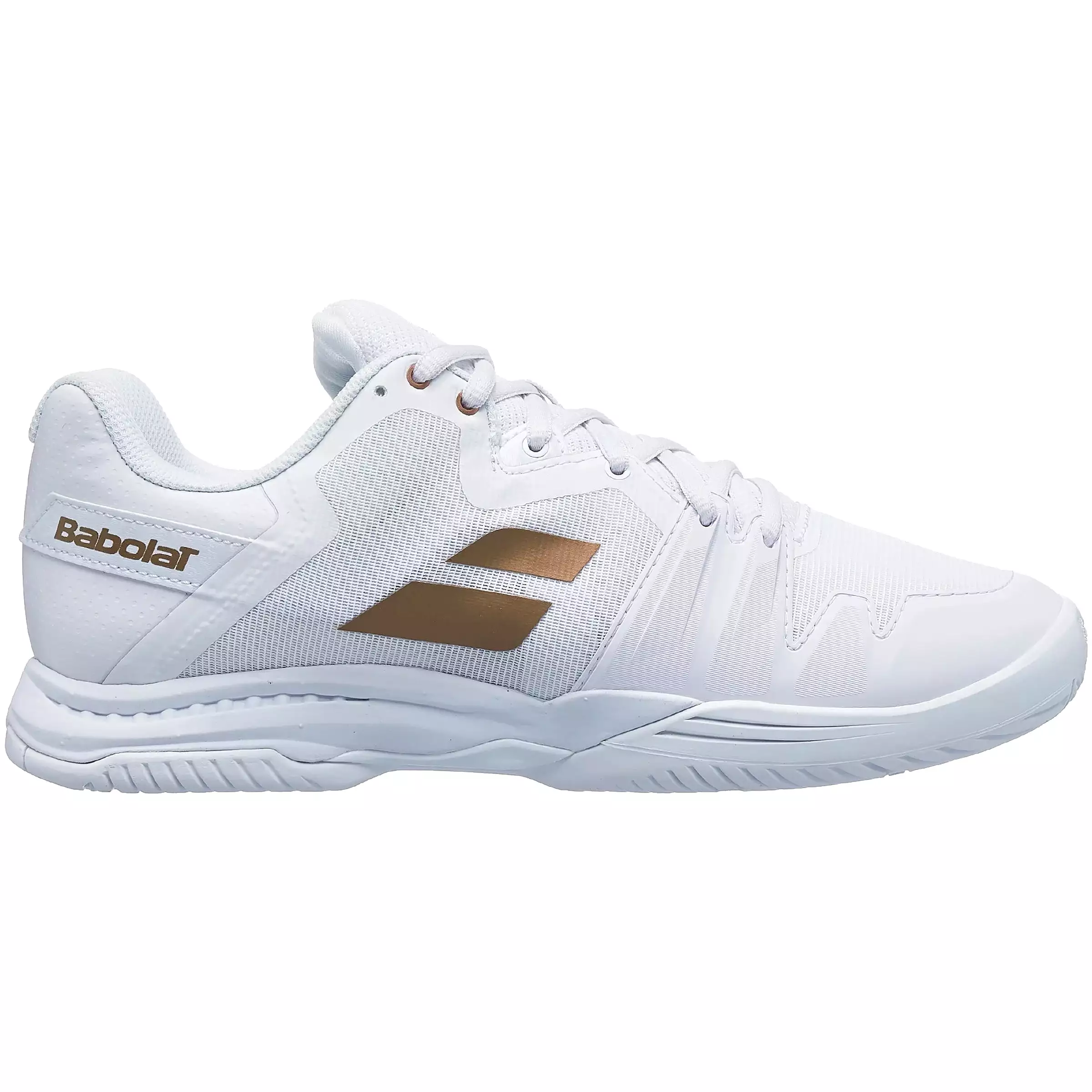 Babolat SFX3 AC Wimbledon men tennis shoes - White/Gold