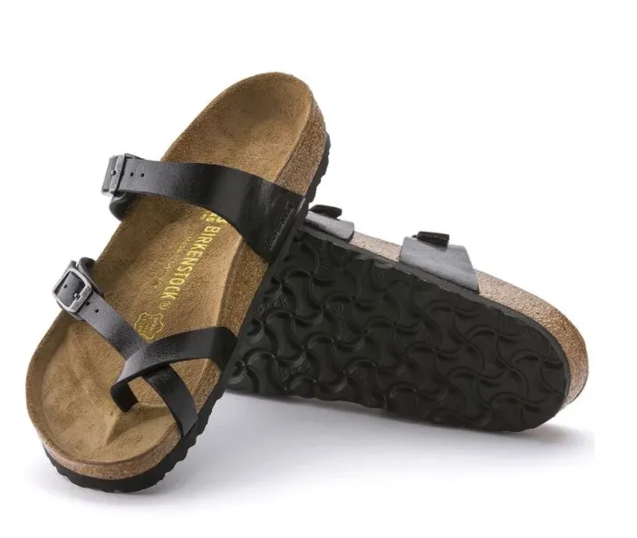 BIRKENSTOCK MAYARI BIRKO-FLOR LICORICE SANDAL – 171391