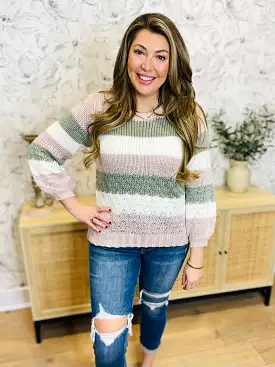 Carina Color Block Sweater