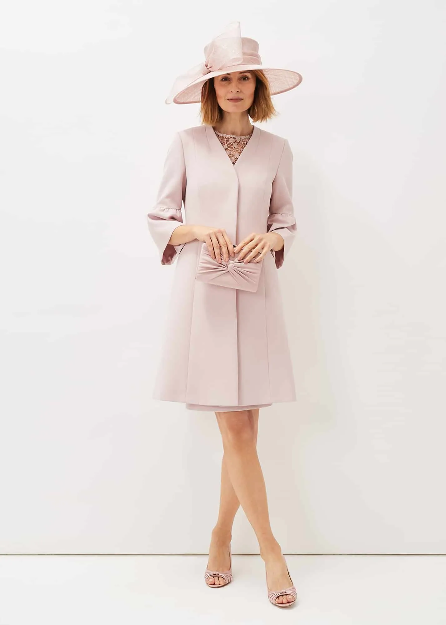 Cheryl Frill Cuff Occasion Coat