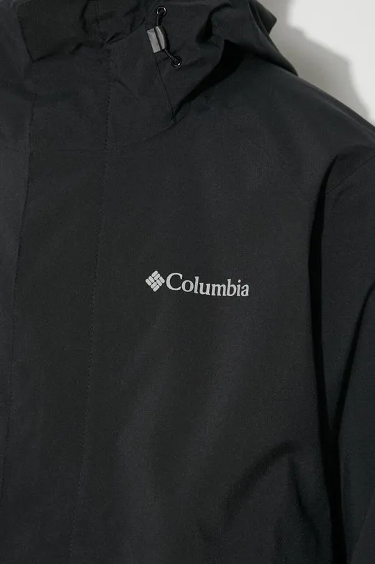 Columbia outdoor jacket Earth Explorer black color