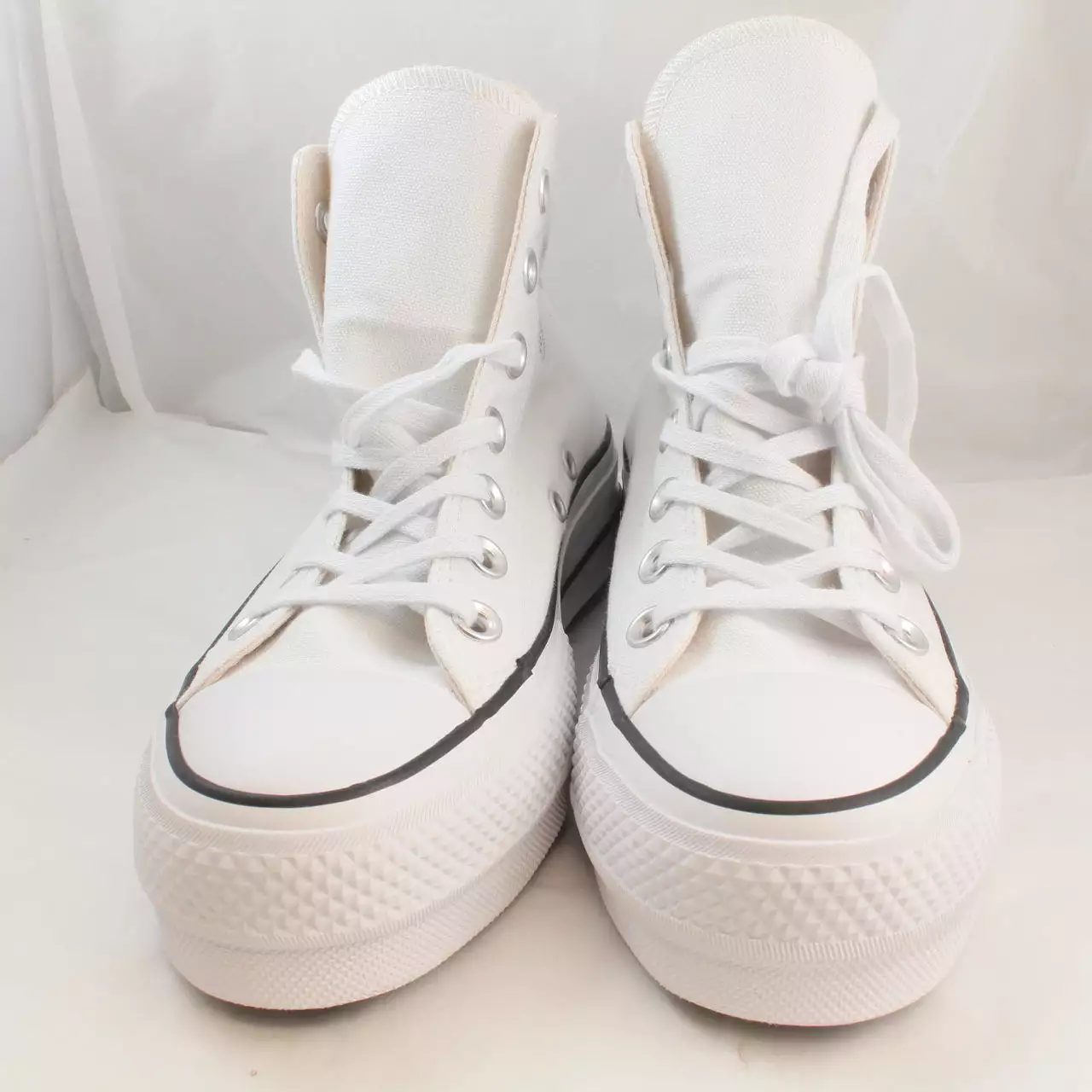 Converse All Star Lift Hi White Black White Trainers