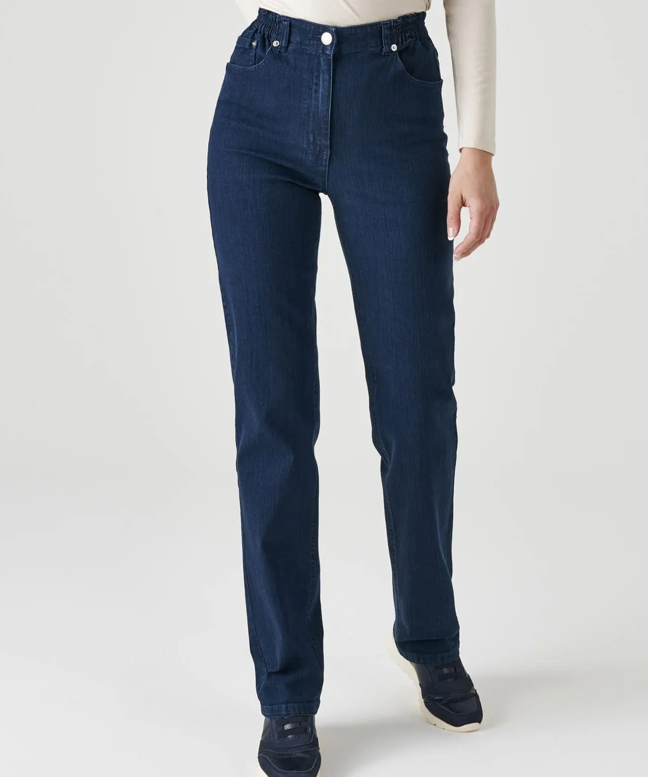 Cotton Rich 5-Pocket Jeans