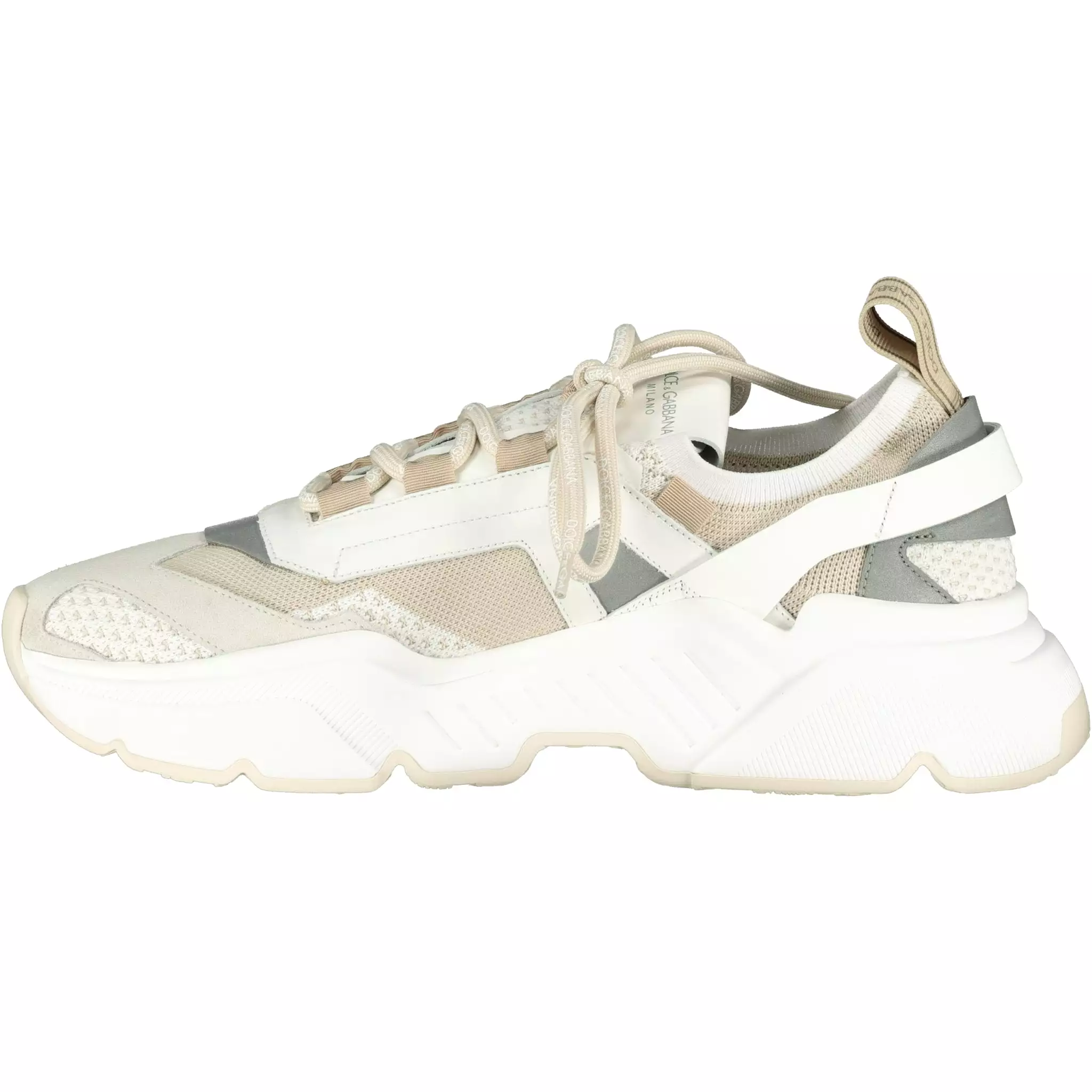 DOLCE & GABANNA Daymaster White Trainers White & Beige