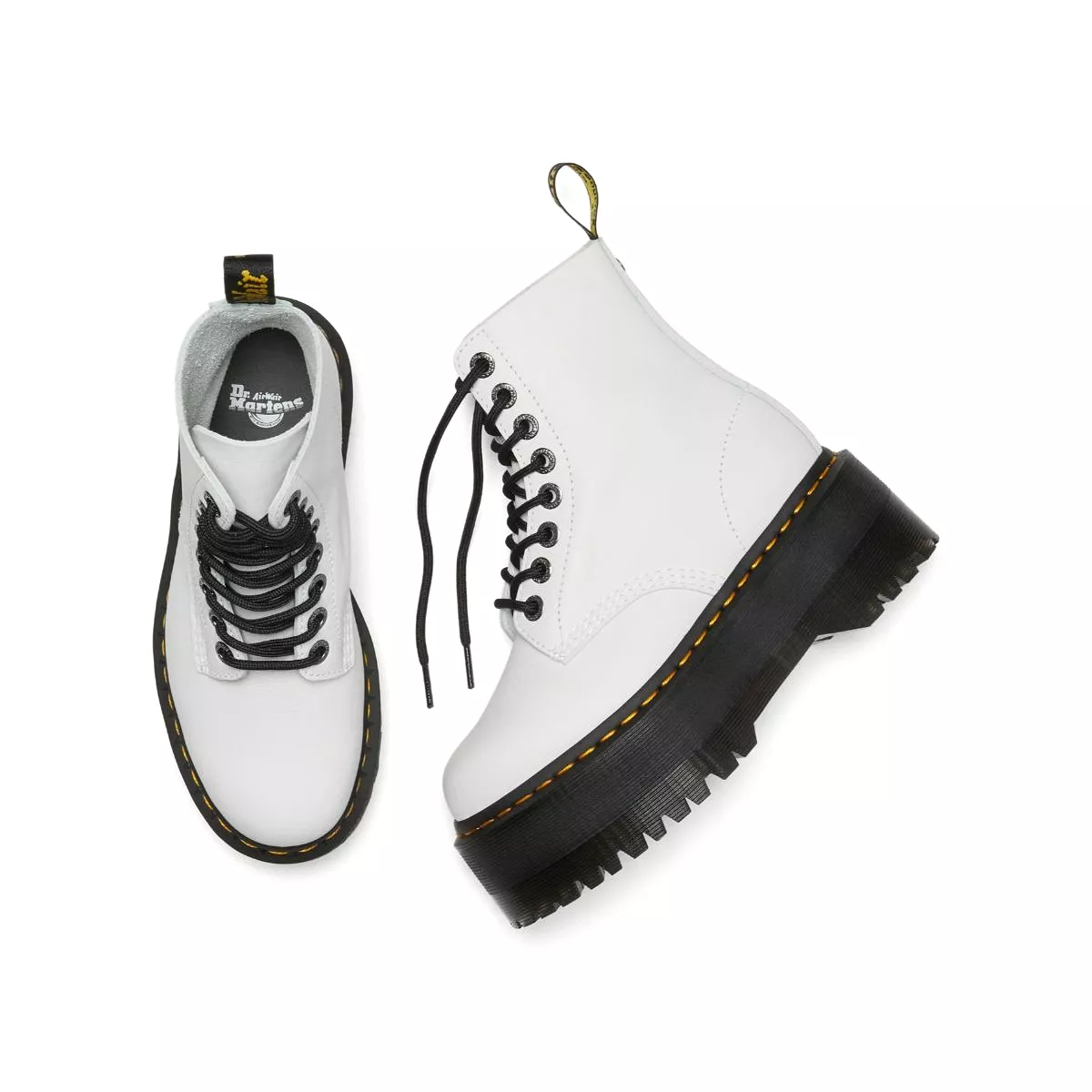 Dr Martens 1460 Pascal Max 8 Eye Boot Optical White    