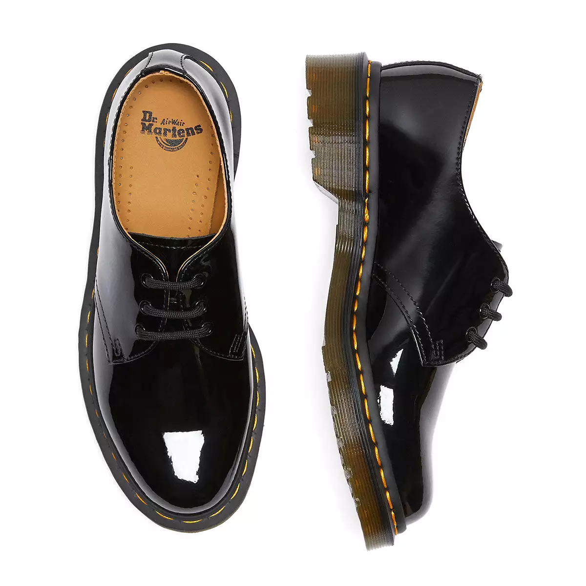    Dr. Martens 3 Eye Shoe Patent Lamper Black 1461