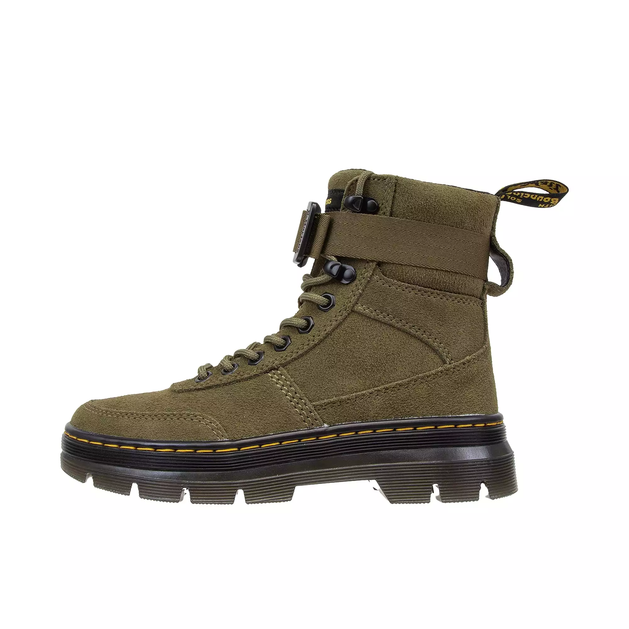 Dr Martens Combs Tech Suede Olive