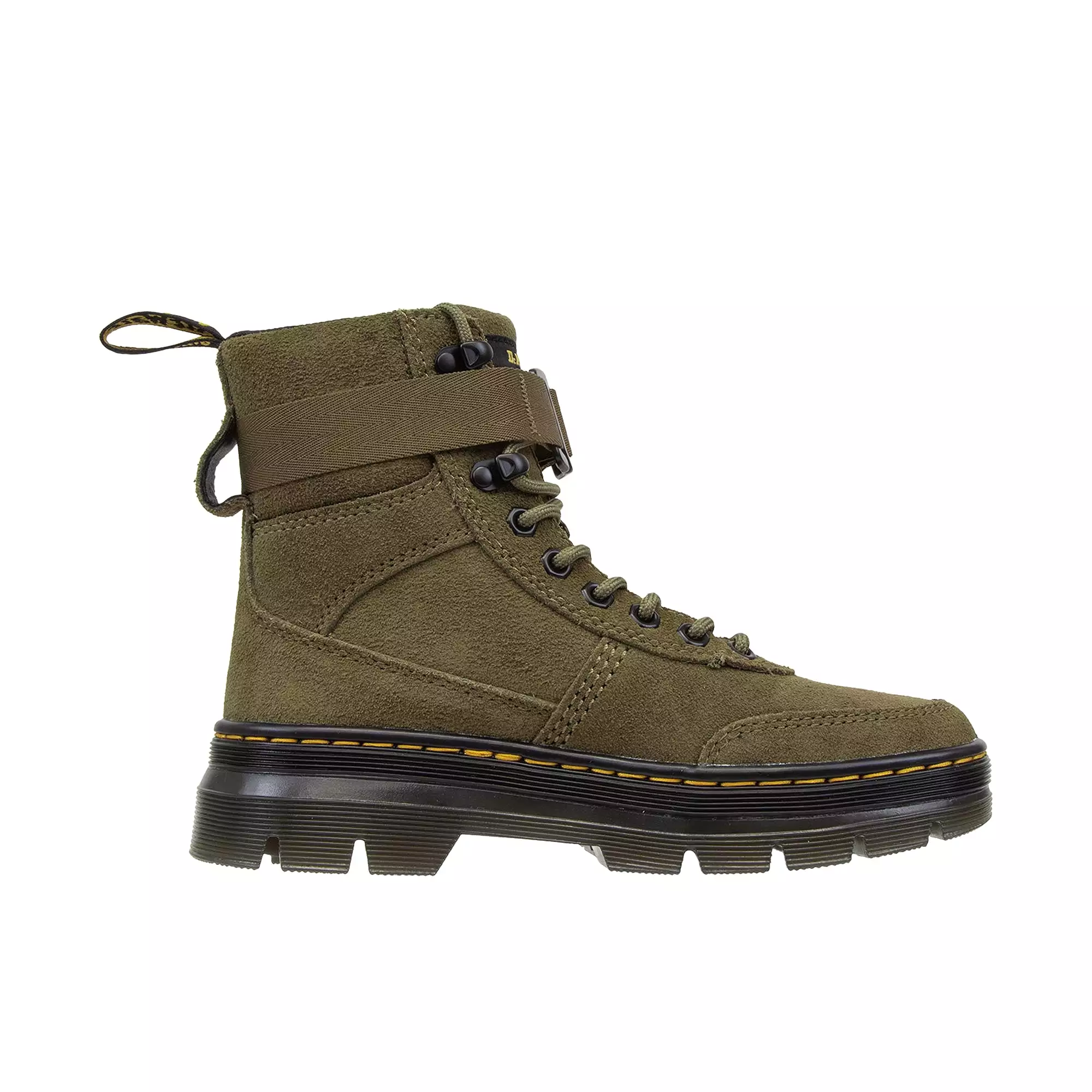 Dr Martens Combs Tech Suede Olive