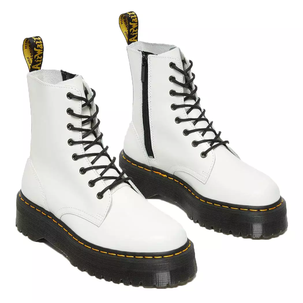    Dr. Martens Eye Boot Jadon White Polished Smooth