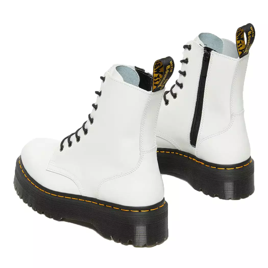    Dr. Martens Eye Boot Jadon White Polished Smooth