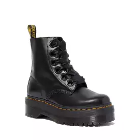    Dr. Martens Molly 6 Eye Boot Black Buttero