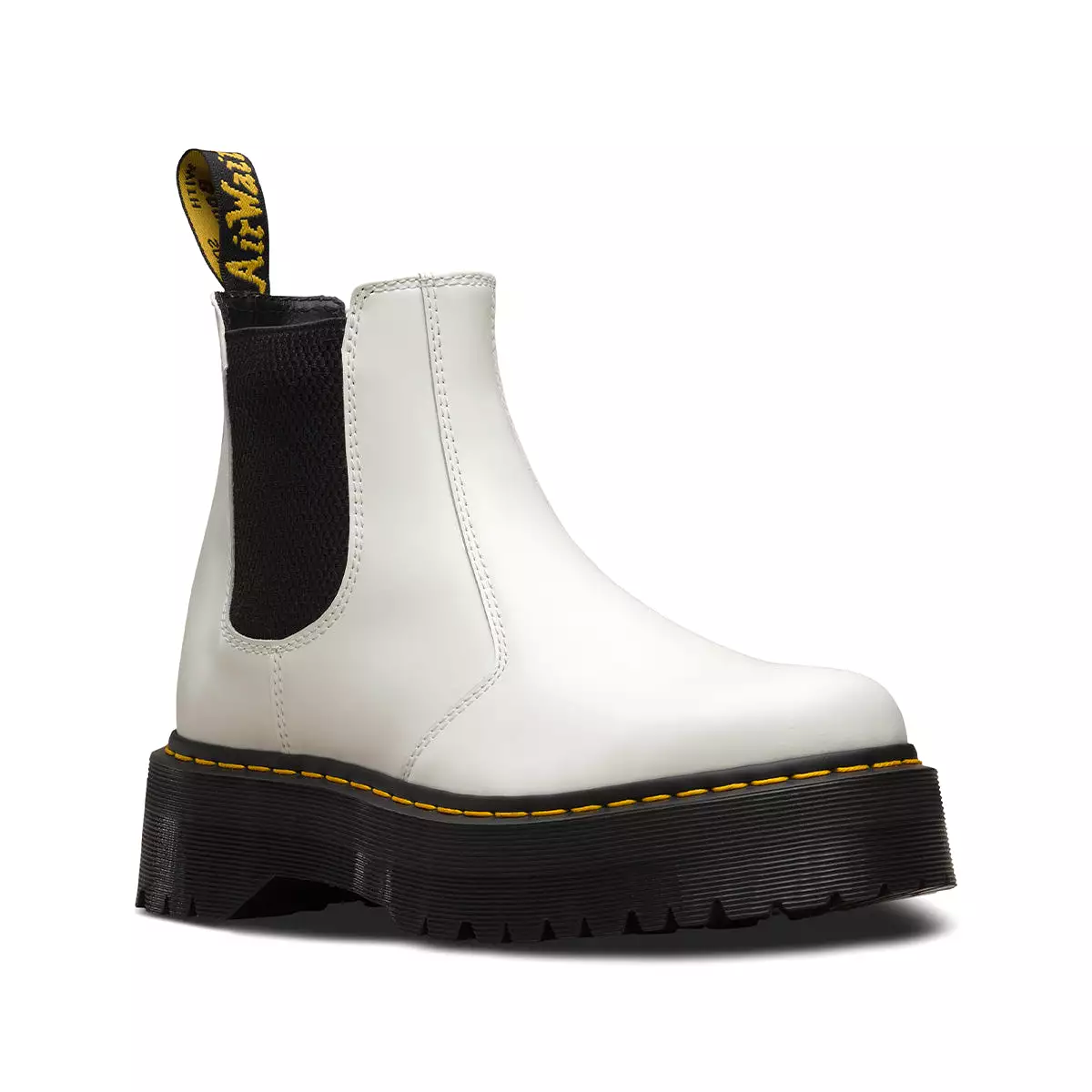    Dr. Martens Quad Chelsea Boot Smooth White