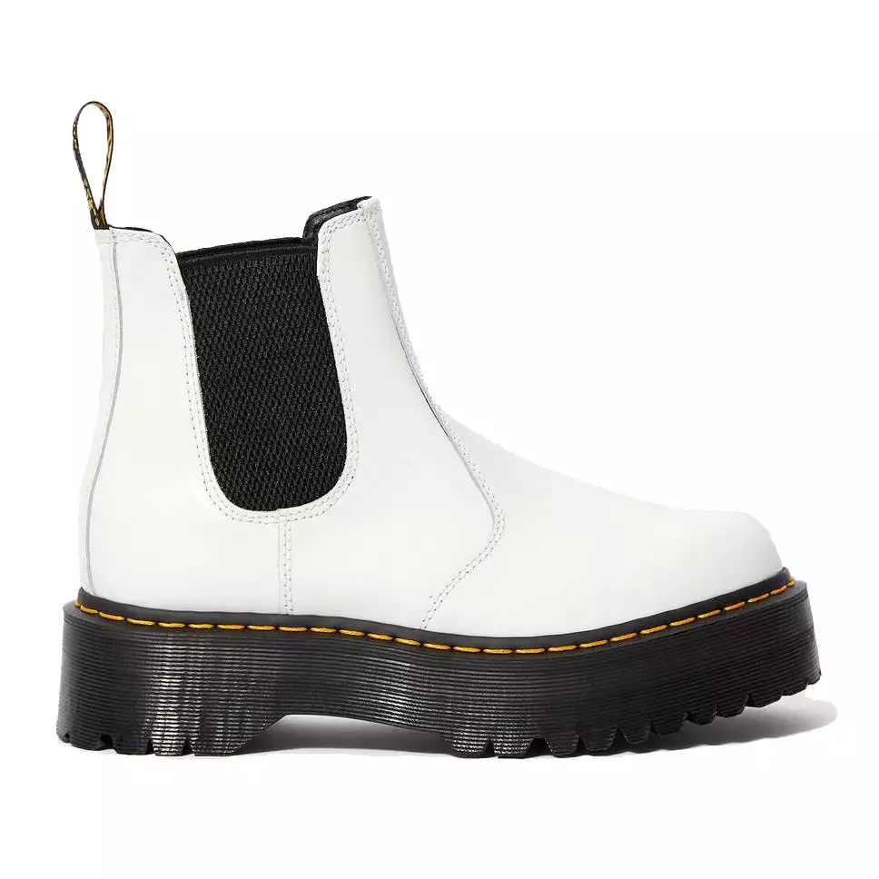    Dr. Martens Quad Chelsea Boot Smooth White