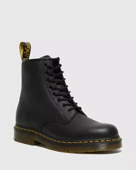 Dr Martens UNISEX 1460 SLIP RESISTANT LEATHER LACE UP BOOTS (Black Industrial Full Grain)