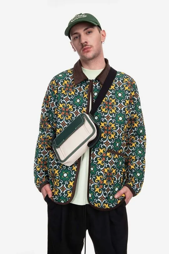 Drôle de Monsieur jacket men's green color