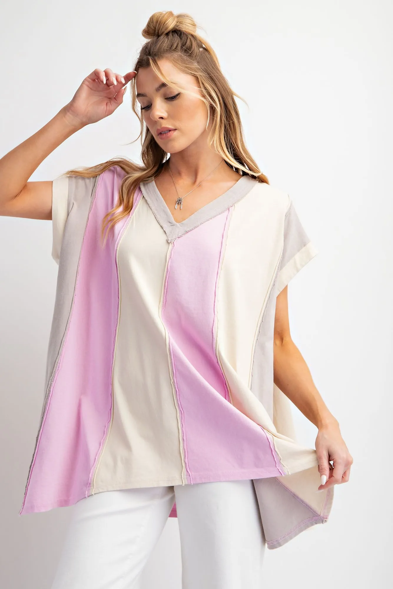 Easel Color Block Top