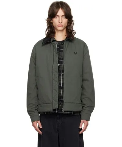 Fred Perry Green Caban Jacket